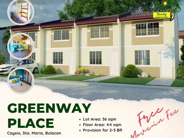 2-bedroom Townhouse For Sale in Santa Maria Bulacan