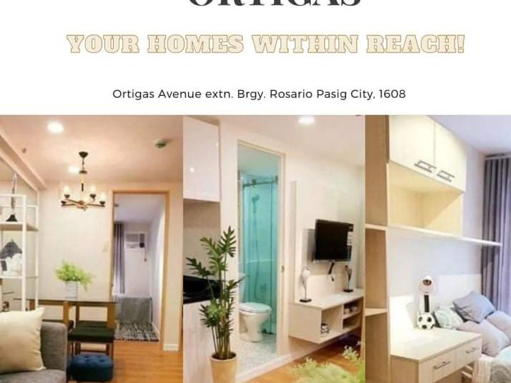 RFO 30.07 sqm 2-bedroom Condo Rent-to-own in Ortigas Pasig