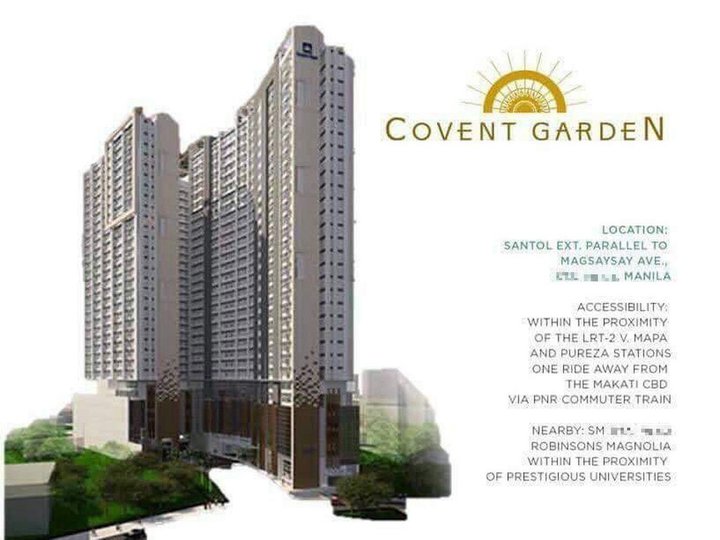 Ready For Occupancy 23.00 sqm 1-bedroom Rent to own CondominiumSale in Manila