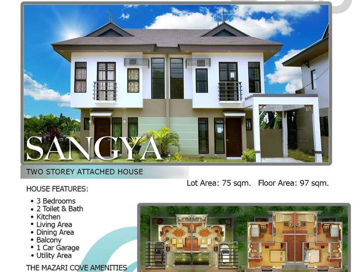 Beachfront 3 bedroom Duplex for sale in Naga Cebu