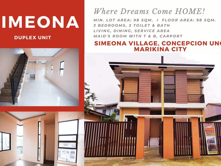 Duplex House for Sale in Marikina