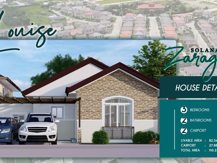 3-bedroom Bungalow House For Sale in Solana Zaragoza Angeles Pampanga