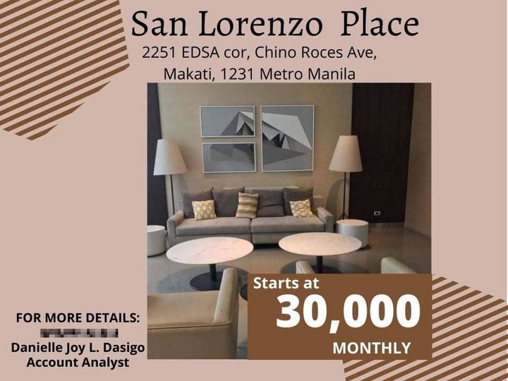 77.00 sqm 3-bedroom Condo For Sale in Makati Metro Manila