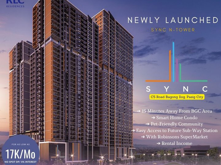 Sync Residences Studio type 24.00 sqm Condo for sale in Pasig City