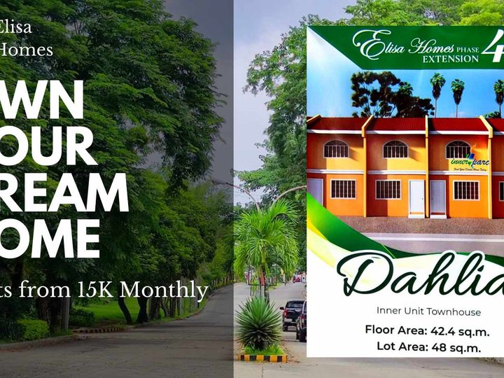 Dahlia Townhouse 2BR Complete Finished Bacoor Cavite near Metro Manila