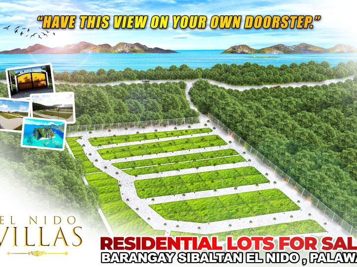 Overlooking Beach View Lot For Sale in El Nido Palawan