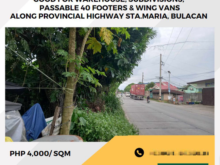 2.2 hectares Commercial Lot For Sale in Santa Maria Bulacan