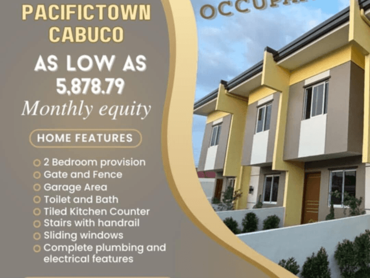 2-bedroom Townhouse For Sale in Trece Martires Cavite