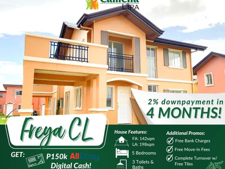 Camellia homes house and lot