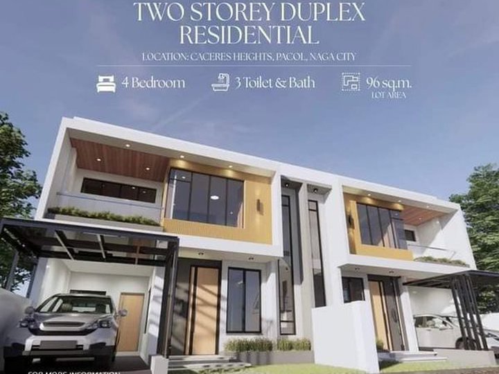 4 Bedroom Modern Minimalist  Design Home for Sale in Naga City Cam Sur