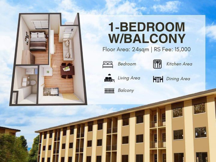 1 bedroom condo for sale kauswagan CDO 2,500 Reservation
