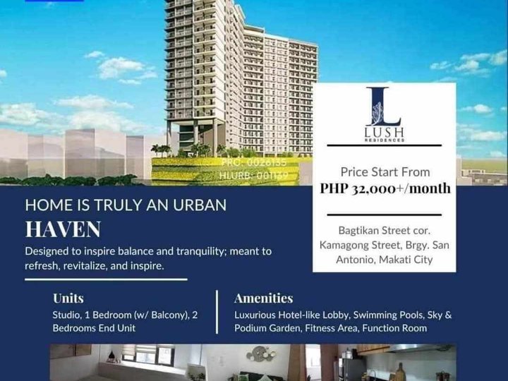 21.73 sqm Studio Residential Condo For Sale in Makati