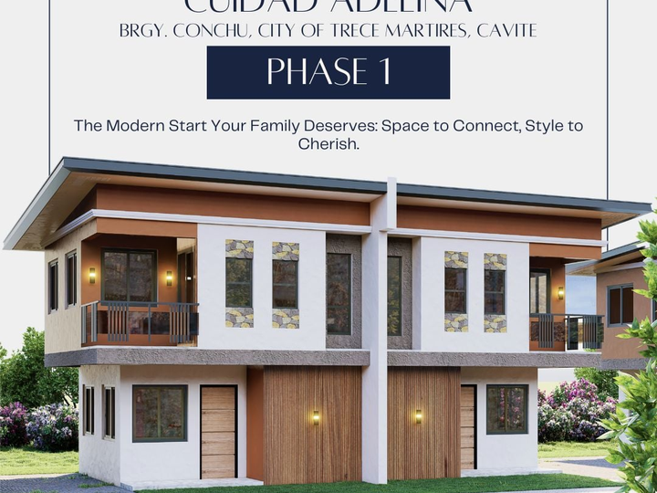 2- Storey Residential Duplex House For Sale in Trece Martires,Cavite