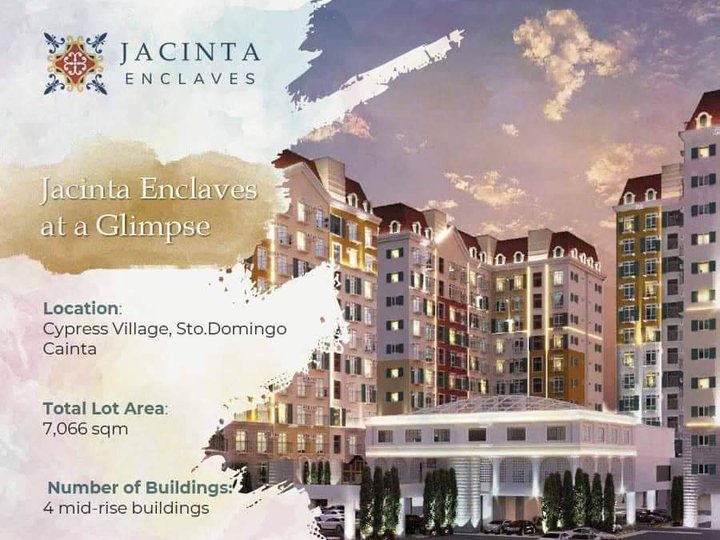 Jacinta Enclaves is a mid-rise residential condominium