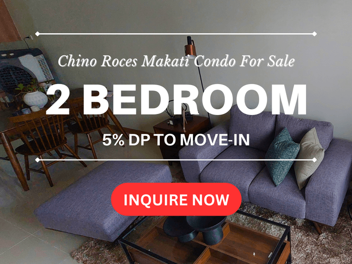 2 bedroom 59sqm RFO Condo For Sale Chino Roces Makati