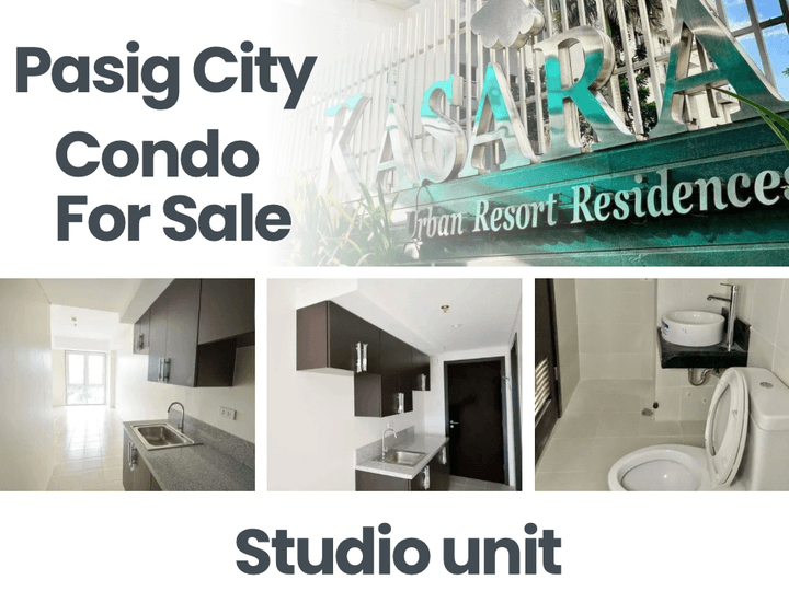 Affordable for sale RFO Condo in Kasara Pasig Studio Unit for Sale Near BGC