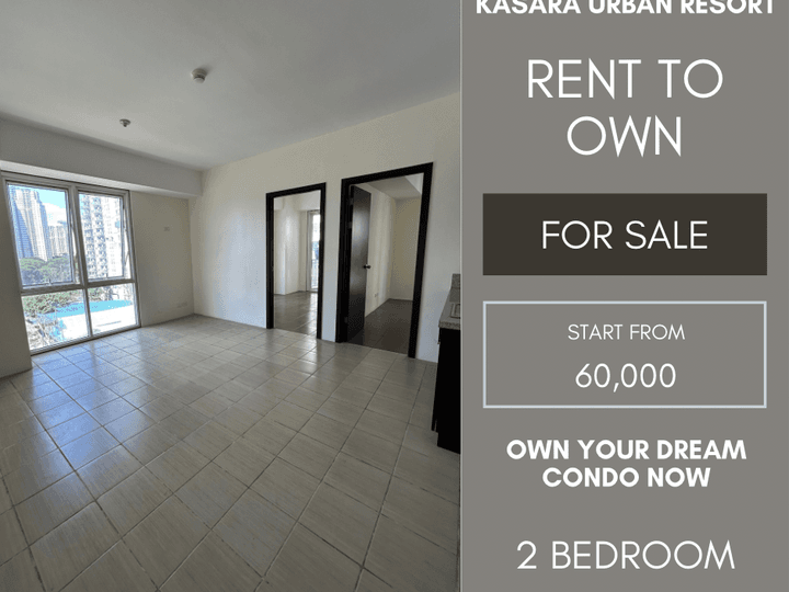 Best Condo Deal Kasara 2 bedroom with balcony in Pasig Rent to Own RFO