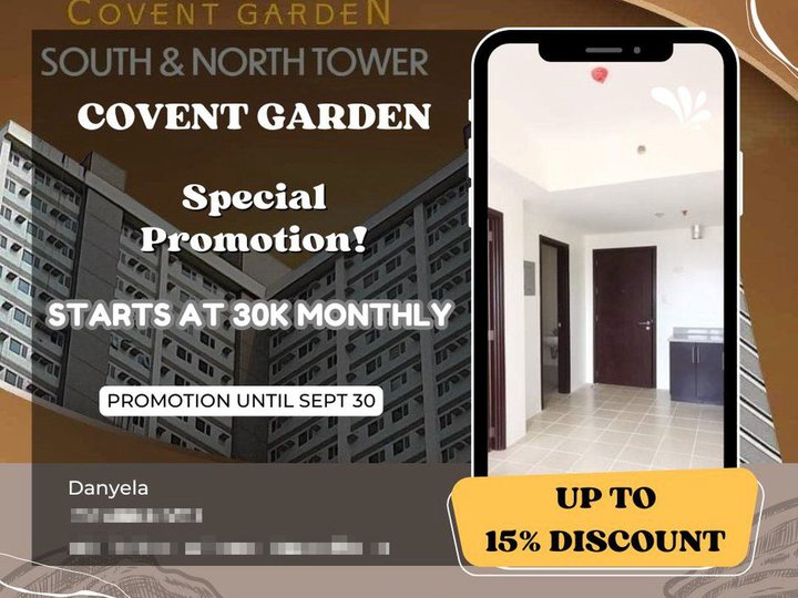 STUDIO CONDO FOR SALE NEAR PUP RENT TO OWN RFO COVENT GARDEN MANILA