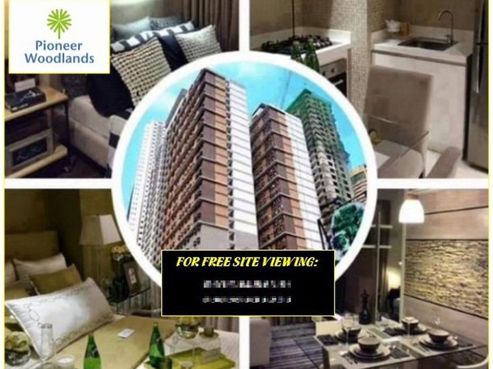1BR 2BR Condo Rent to own Boni Mandaluyong 5% DP  Pioneer Woodlands