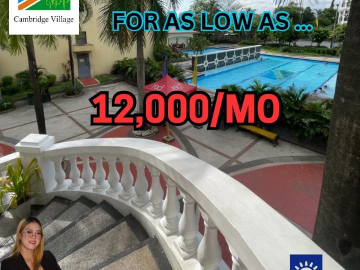 2BR Condo in Pasig-Cainta For only 12,000/mo. 150k Move in Agad