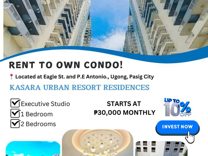 RENT TO OWN(RFO) & PRE-SELLING 2 BEDROOMS W/ BALCONY