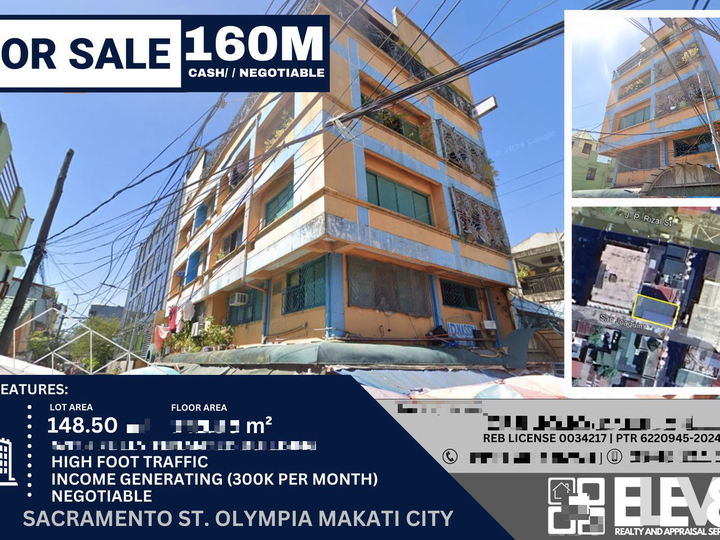 Pre-Owned Residential/Commercial Building For Sale in Makati