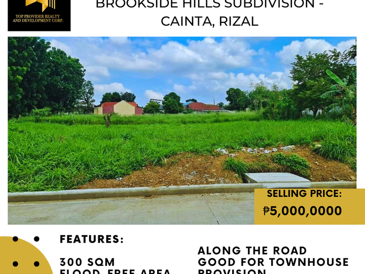 300 sqm Residential Lot For Sale in Cainta Rizal