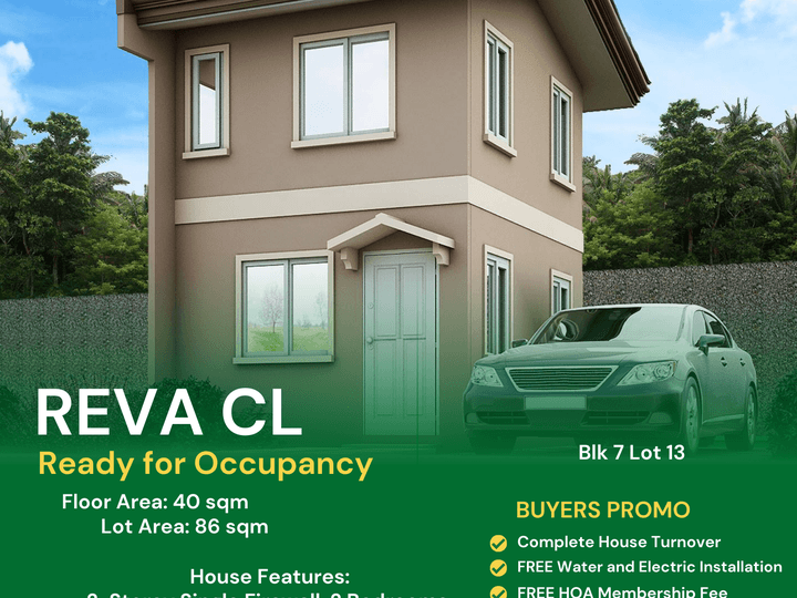 Ready For Occupancy 2-bedroom Single Detached House For Sale in Bay Laguna