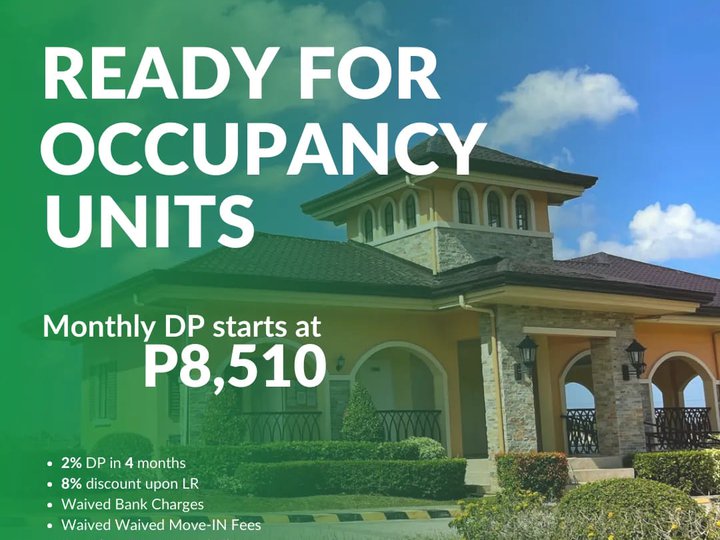 RFO Units! Just 2% downpayment
