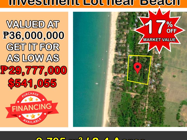 9,705 sqm Residential Lot For Sale in San Vicente Palawan
