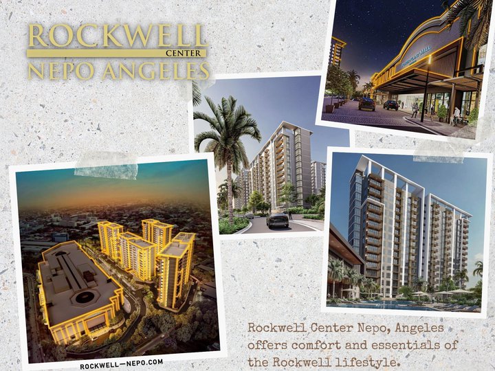 Rockwell Center Nepo Angeles City condo Pampanga nr Clark global city