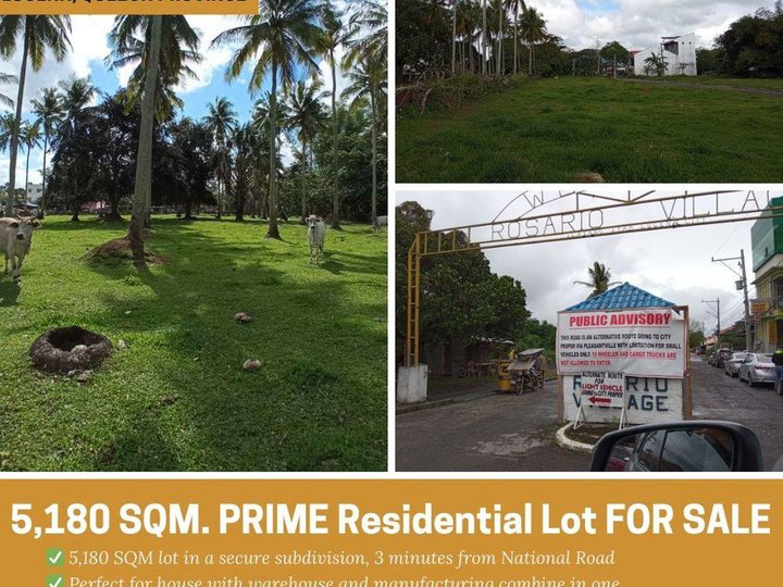 BIG Prime Residential Lot for SALE (Lucena City)