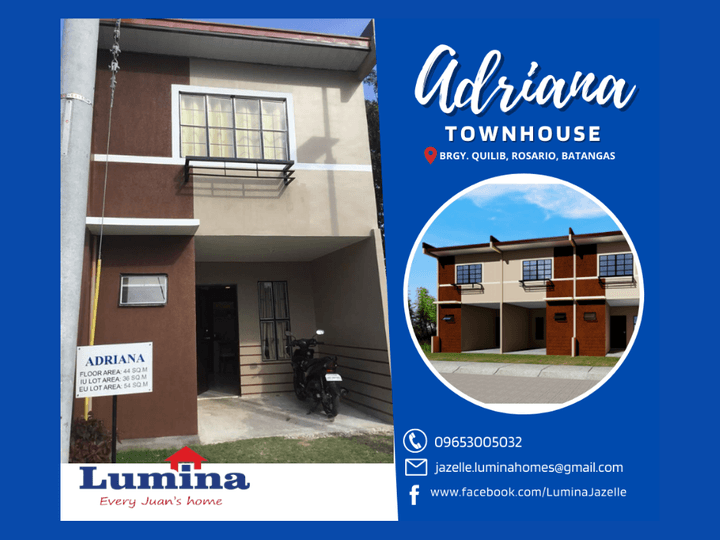 2-BR Adriana Townhouse for Sale | Lumina Rosario, Batangas