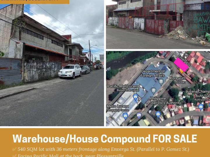 PRIME LOT FOR SALE, suitable for 9 units townhouse development at 4m by 15m lot per unit.