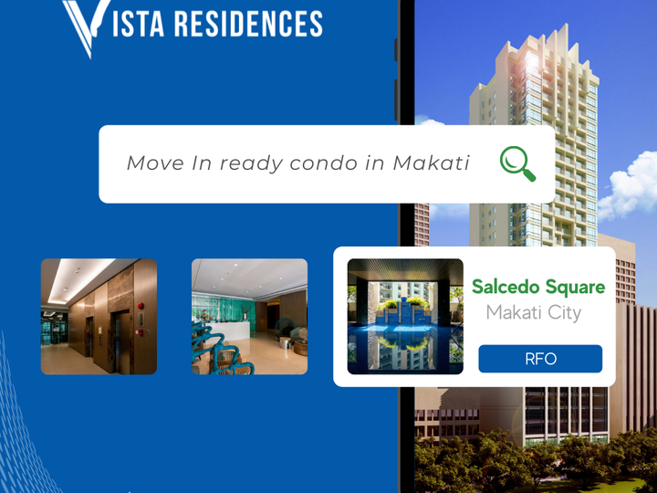 Ready to Move in 1 Bedroom Condo For Sale Makati Manila