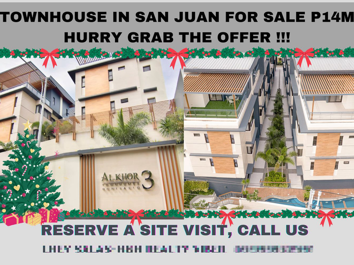 SAN JUAN Metro Manila, Brand New 4 Storey Townhouses, DP Promo Hurry!