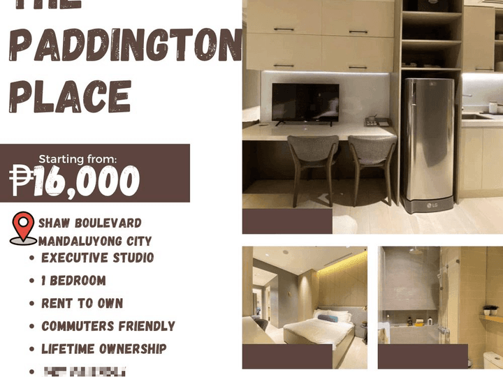 PRE-SELLING CONDOMINIUM|RENT TO OWN|NO DOWNPAYMENT|LIFETIME OWNERSHIP|NEAR AYALA|ORTIGAS|BGC