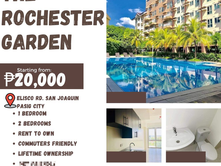 RENT TO OWN 1 BEDROOM|READY FOR OCCUPANCY|NEAR ORTIGAS|BGC|NAIA|MAKATI|LIFETIME OWNERSHIP