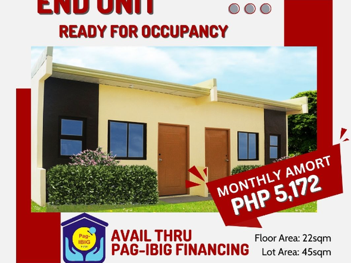 1-bedroom Rowhouse For Sale in San Pablo Laguna
