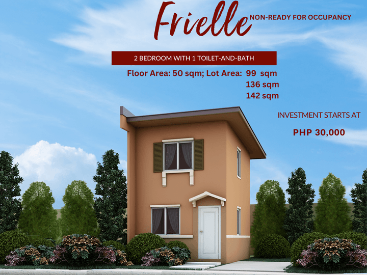 Frielle 2 Bedroom Single Firewall for Sale (Pre-Selling)