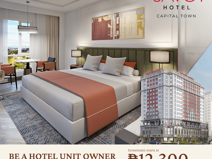 30.50 sqm Queen Suite Condotel for Sale in San Fernando Pampanga