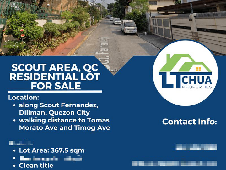 Prime Residential Lot in Scout Area QC