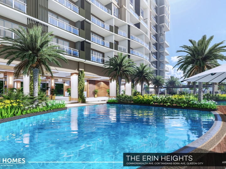 The Erin Heights DMCI Condo Near New Era ,Up and Mirriam College QC