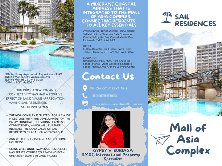 LUXURY AND EXCLUSIVE DEVELOPMENT IN MALL OF ASIA COMPLEX