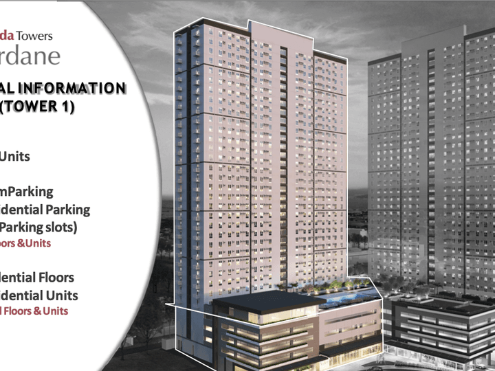 Avida Tower Ardane 23.00 sqm Studio Residential Condo For Sale in Alabang Muntinlupa