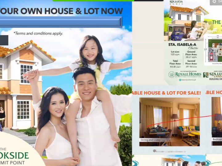 HOUSE AND LOT-STA ISABELA A MODEL @ BROOKSIDE IN SUMMIT POINT