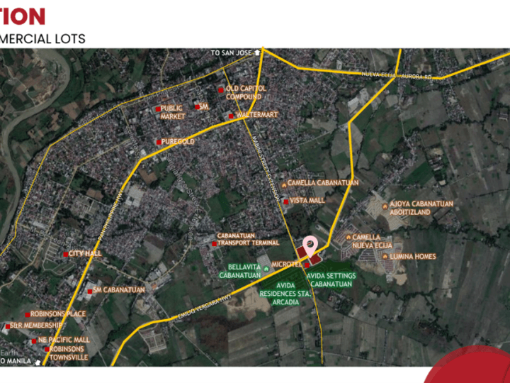 2 Plot of COMMERCIAL LOT in NUEVA ECIJA is now for sale!