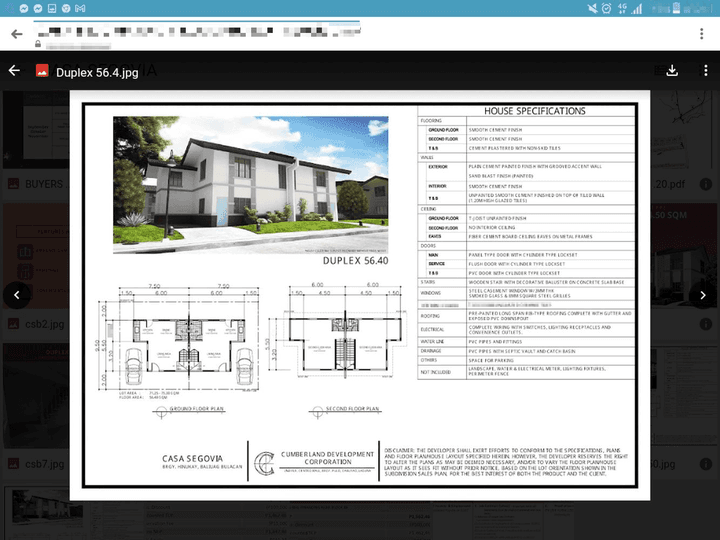 Murang Duplex with Garage