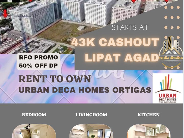 30.60 sqm 2-bedroom Condo For Sale in Ortigas Pasig Metro Manila