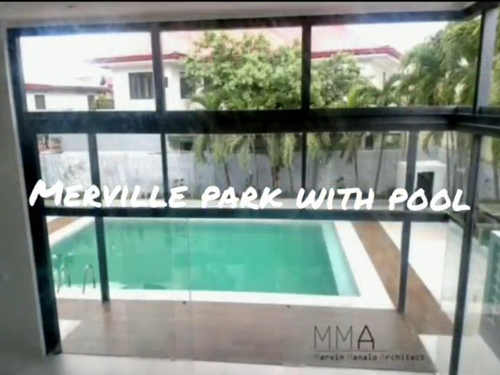 6 Bedroom House for rent with pool Merville Park Paranaque